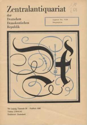 Nr. 1038: Geographie