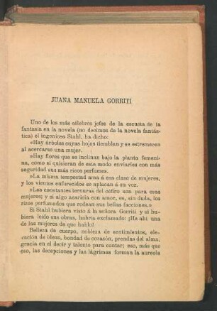 Juana Manuela Gorriti
