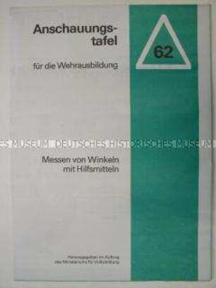 Anschauungstafel für den Wehrkundeunterricht in der DDR (Nr. 62)