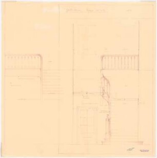 Haus Darré, Berlin-Dahlem Umbau: Treppe 1:10