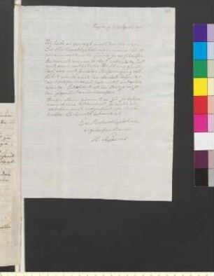 Brief von Steffens, Henrik an Goethe, Johann Wolfgang von