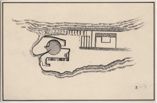 Plan du "Baño de Nezahualcoyotl