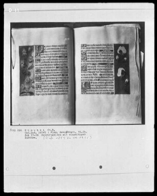 Flämisches Gebetbuch — Schriftseite mit einseitiger Bordüre, Folio 18recto