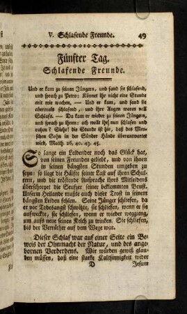 49-59, V. Schlafende Freunde