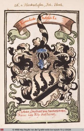 Wappen des Johann Eberhard von Hartershofen
