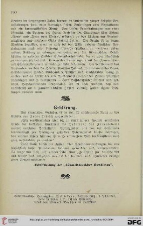 Erklärung