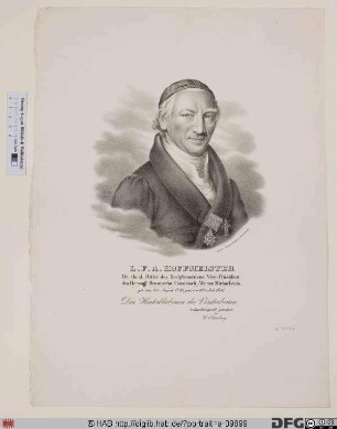 Bildnis (Ludwig Friedrich) August Hoffmeister