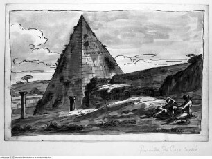 Skizzenalbum Band 2Pyramide des Cestius - Album Giani (II)