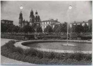 München, Hofgarten und Stiftskirche St. Kajetan (Theatinerkirche)