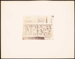 Vatikanische Museen, Rom: Ansicht Fries (aus: sog. »Koch-Mappe«)