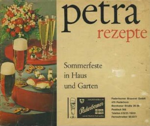 petra rezepte: Sommerfeste in Haus und Garten