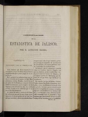 Continuacion de la estadistica de Jalisco
