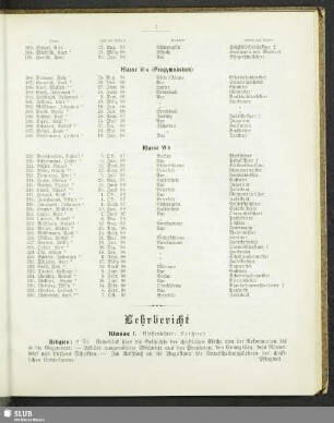 Lehrbericht