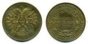 Medaille zum 1. Deutschen Sängerbundfest in Dresden