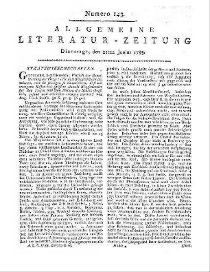 Kleine Reisen. Bd. 1. Lektüre für Reise-Dilettanten. [Hrsg. v. H. A. O. Reichard]. Berlin: Unger [1785]