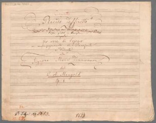 Placido zefiretto, Sopran, Klavier, op. 8 - BSB Mus.Schott.Ha 5581-2