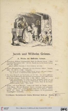 Jacob und Wilhelm Grimm (Nr.1-42)