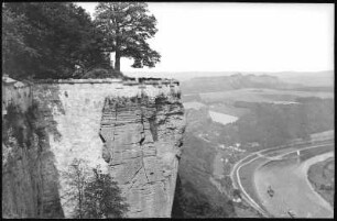 Königstein. Festung - Elbseite