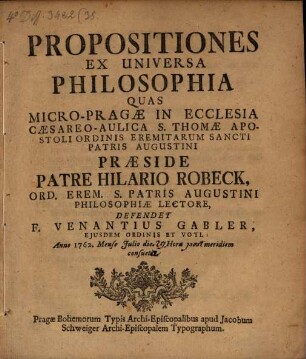 Propositiones ex universa philosophia