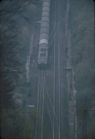 Laufach Schwarzkopftunnel Westportal Lok Baureihe 140 Schiebelok 194 585