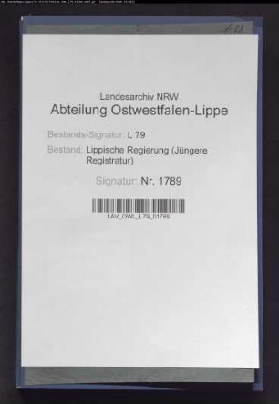 Extrakte der Steuerkasse Blomberg, Band 1