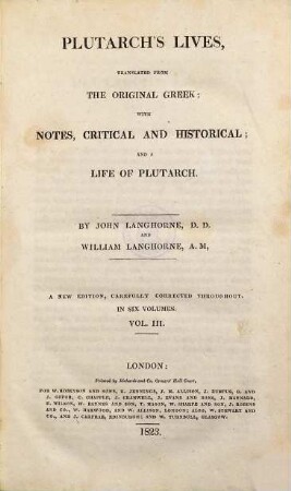 Plutarch's lives, 3