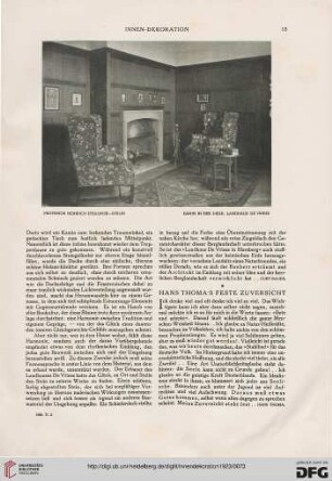 Hans Thoma's feste Zuversicht