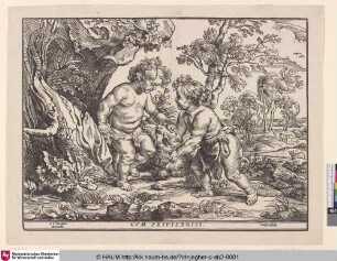 [Das Christuskind und der Heilige Johannes spielen mit dem Lamm; The infant Christ and St. John playing with the lamb]