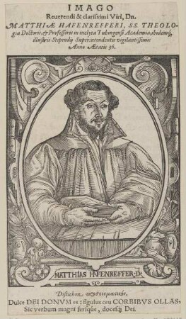 Bildnis des Matthias Hafenreffervs