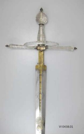 Rapier / Garnitur bestehend aus Rapier, Rapierscheide, Messer, Dolch und Dolchscheide