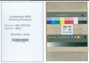 Entnazifizierung Jacob Douverne , geb. 21.12.1884 (Postamtmann)