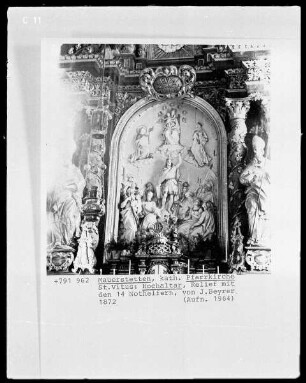 Relief mit Vierzehn Nothelfern
