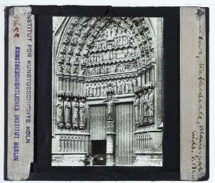 Amiens, Kathedrale Notre Dame : Südseite, Marienportal