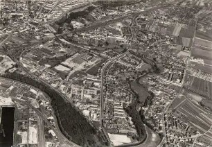 Luftbildaufnahmen von Karlsruhe. Oberreut / Siedlungen - Albsiedlung