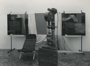 X. Triennale Mailand, Deutsche Abt., Leitz Toleranzdickenmesser und Wilde und Spieth Stuhl
