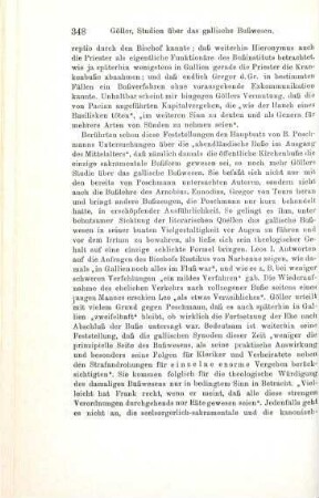 347-350 [Rezension] Göller, Emil, Studien über das gallische Bußwesen zur Zeit Cäsarius' von Arles und Gregors von Tours