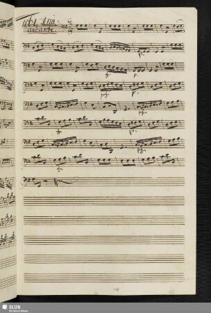 1064. Aria: Il cor dal seno / Traetta, T.