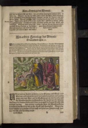 Am andern Sonntage des Advents/ Evangelium Luc.21.