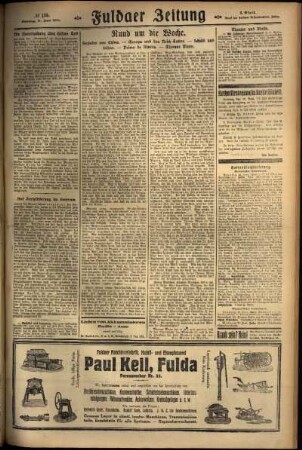 Zweite Ausgabe vom Sonntag, den 14. Juni 1925.
