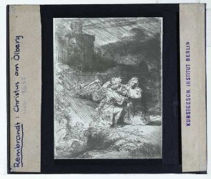Rembrandt, Christus am Ölberg (Druck B075) (Expl. Washington NG 1943.3.9108)