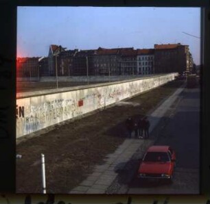 Diapositiv: Waldemarstraße, Leuschnerdamm, 1984