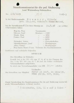 Messner, Wilhelm