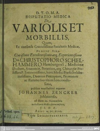 De variolis et morbillis