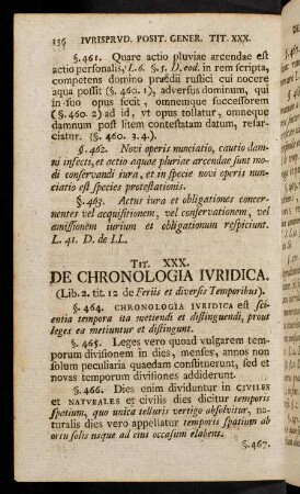 156-168, Tit. XXX. De chronologia iuridica - Tit. XXXII. De computatione graduum