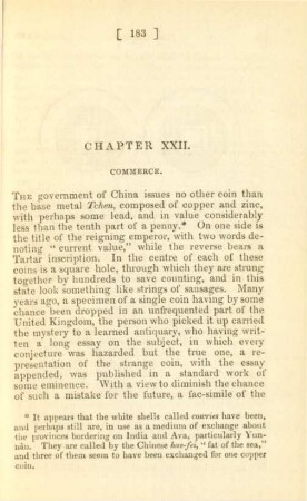 Chapter XXII. Commerce