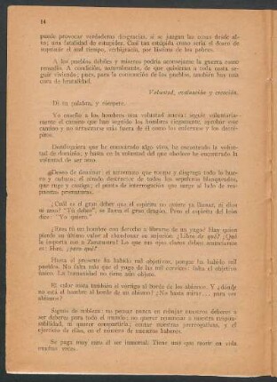 Voluntad, evaluación y creación