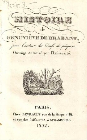 Histoire de Geneviève de Brabant