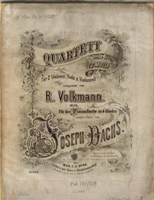 Quartett Nr. 2 : für 2 Violinen, Viola u. Violoncello ; (g-Moll) ; op. 14