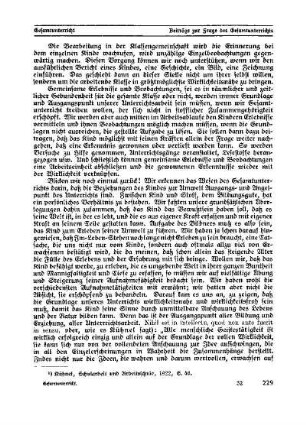 Beiträge zur Frage des Gesamtunterrichts : (Fortsetzung) ; [Beilage Gesamtunterricht]