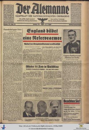 20./21.08.1938 (Samstag/Sonntag-Ausgabe)
